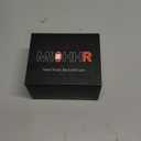 MioHHR Stainless Steel Band and Case Compatible with Apple Watch Band 45mm, Men Metal Protective Bumper Cover for iWatch Series 9/8/7, Black