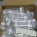 65 Pcs 1.7oz/50ml Clear Airless Pump Bottles for Shampoo Liquid Toiletry Refillable Travel Size Bottles Dispenser, Cosmetic Empty Lotion Pump Containers