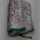 FlowFly Insulated Reusable Lunch Bag Adult Large Lunch Box for Women and Men with Adjustable Shoulder Strap,Front Zipper Pocket and Dual Large Mesh Side Pockets,Floral