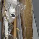 BSKLIN Broom and Dustpan Set, Broom Dustpan Combo Set for Home 52-in Long Adjustable Handle Broom with Dustpan Teeth to Clean Hair for Home Office Kitchen Lobby(White)