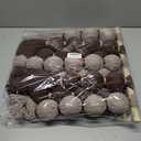 KaloKalo Large Macrame Wall Hanging Handmade Boho Sphericity Fibre Yarn Art Textile Modern Handcrafted Natural Cotton Wall Decor Art for Living Room Bedroom Party 35.4" L by 33.8" H - Taupe Brown