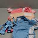 Idepet Female Dog Diapers with Suspender Detachable, 3 Pack Washable Reusable Girl Doggie Diapers for Small Medium Female Dog in Heat Period Cycle Urinary Incontinence Training XL