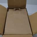 QUTUUS Kraft Shopping Bags 100 Pcs 10x5x13 Brown Paper Bags with Handles Bulk, Brown Gift Bags, Recycled Paper Bags, Paper Retail Bags, Paper Gift Bags