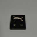 leepee Motorcycle Tire Pressure Monitoring System, Tire Pressure and Temperature Alarm, Wireless Motorcycle TPMS with 2 External Sensors, Support iOS and Android