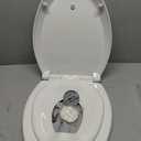 Jool Baby Quick Flip Toilet Seat, Built-in Potty & Splash Guard (Elongated)