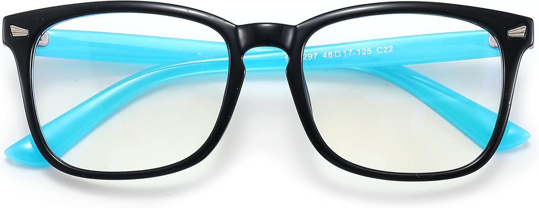 Blue Light Blocking Glasses for Kids, Computer Glasses with UV400 protection for Children Aged 3-12 Years