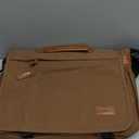 ESTARER Messenger Bag 17-17.3 Inch, Men's Computer Bag Water-resistant Canvas, Laptop Shoulder Bag for Travel Work College, Brown