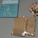 2 Pairs Sheer Compression Socks for Women - 15-20 mmHg Knee High Sheer Compression Stockings for Support Circulation Swelling Edema Work Office Travel, Beige, Medium