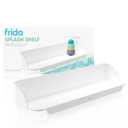 Frida Baby Splash Bathtub Shelf Allows Kids to Splash with No Mess, Shelf Barrier Prevents Water from Escaping Out of the Tub, Extend & Use As Surface to Play On, Attaches to Tubs & Folds to Put Away (White)