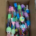 30Pcs Mini Multicolor Pens in One 4-in-1 Cute Pens Bulk, Ballpoint Pen for Birthdays and Parties, Fun Gifts Assorted Ink Kawaii Pen(Easter Egg Style)