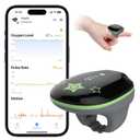 Wearpulse Children Pulse Oximeter KidsO2 Ring, Continuous Kids O2 Sat Monitor Finger for Oxygen with Audible Reminder, Rechargeable Pulse Ox Tracking Child's Blood Oxygen Saturation & Pulse Rate for 3~10 Years Old Kids, with App & PC Chart Report