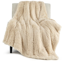 Soft Fluffy Beige Throw Blanket for Bed, Faux Fur Gifts Beige Decor Light Tan Khaki Blanket Neutral Decoration for Home, Soft Cozy Fuzzy Plush Thick Warm Sherpa Fleece Cute Stuff