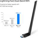 TP-Link USB WiFi Adapter for Desktop PC, AC1300 USB 3.0 Wireless Dual Band Network Adapter with High Gain Antenna(Archer T3U Plus), MU-MIMO, Windows 11/10/8.1/8/7/XP, Mac OS 10.9-10.15