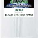 C-8409 Filtration Products- Pool and Spa Filter Cartridge Replacement for Filbur FC-1292, PA90, CX900-R, 25230-0095S, 817-175, 80951, 90 Sq.Ft Filter Cartridge, 1 Pack