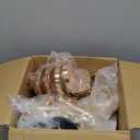 4 Packs 5 Arms Crystal Candelabra for Wedding Centerpiece, Gold Floor Candle Holder Set with Chandelier Crystal Beaded Anniversary Dinner Party Table Decor candelabros de mesa Elegantes Palace Themed