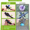 HIRALIY 50FT Automatic Drip Irrigation Kits with Garden Timer, Garden Watering System for Patio Lawn, Quick Connector Design Irrigation System Kit with Easy Programmable Water Timer