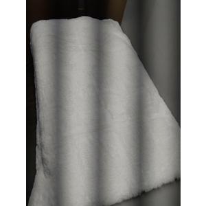 Faux Rug, White, 46"x68"