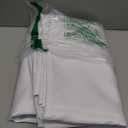 sancua Rectangle Tablecloth - 90 x 132 Inch - Water Resistant Spill Proof Washable Polyester Table Cloth, Decorative Fabric Table Cover for Dining Tables, Buffet Parties and Camping, White