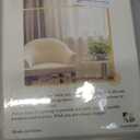 KangBang Pinch Pleated Sheer Curtains 72 Inches Long 2 Panels, 42"W x 72"L
