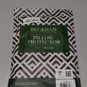 Beckham Hotel Collection King Size Pillow Protector 2 Pack with Zipper, Soft and Breathable Cotton Pillow Protector Covers