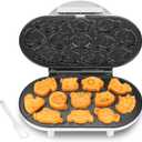 Animal Mini Waffle Maker for Kids, Mini Pancakes Maker Machine with 12 Different Animal Pancake Molds, Small Waffle Maker Iron, Excellent Christmas Gift for Kids & Adult