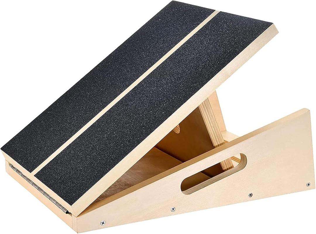 Professional Slant Board, Adjustable Incline Board and Calf Stretcher, Slant Board for Calf Stretching, Calf Stretch Board 16"L x 12.5"W x 6"H