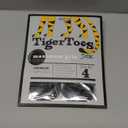 DOK TigerToes Premium Non-Slip Dog Socks for Hardwood Floors - Extra-Thick Grip that Works Even When Twisted - Prevents Licking, Slipping, and Great for Dog Paw Protection - Size Medium (Classic Grey)