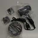 Slopehill Professional Ionic Hair Dryer, Powerful 1800W Fast Drying Low Noise Blow Dryer with 2 Concentrator Nozzle 1 Diffuser Attachments for Home Salon Travel (Black)