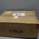 5 Pack Stackable Closet Storage Basket - Stackable Storage Bins, Multifunctional & Foldable Closet Organizer Waterproof, Wardrobe Cupboard Space-Saving Hat Storage Drawer Organizer, White