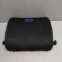 Everlasting Comfort Lumbar Support Pillow for Office Chair - Memory Foam Back Cushion for Car Seat - Promotes Better Posture, Back Pain Relief - Ideal Gaming and Desk Chairs Work and Home Essentials (A. Black Mesh)