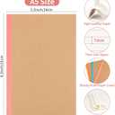 60 Pack Lined Notebook Journals Bulk, A5 College Ruled Composition Notebook, 8.3x 5.5, Kraft Cover with Rainbow Spines, 15 Colors 60 Pages for School Office Travel