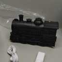 Train Diffuser 300ML Essential Oil Diffuser Cool Mist Humidifier Aroma Diffuser,2 Color Light 2 Mist Modes,3-in-1 Vintage Steam Train Diffuser Humidifier with Remote Control,Home Decor & Gift (Black)