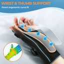 Carpal Tunnel Wrist Brace, Adjustable Knob Thumb Spica Splint Right Hand for Tendonitis, Arthritis, De Quervain's Tenosynovitis, TFCC, Three Ergonomic Stabilizers for Maximum Stability, Right Hand-Blue