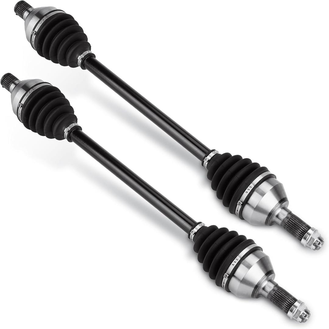 Rear CV Axle for CAN-AM Maverick X3 2017-2022 (R RR XRS XMR XRC RS Turbo with 64" Body), 2 Pack Left/Right 4340 Chromoly Steel CV Axle Drive Shaft Assembly Replace for 705502154 705502362