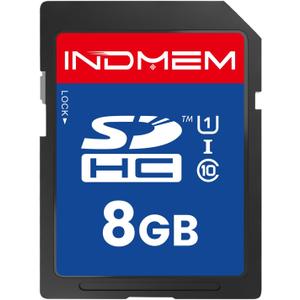 SD Card 8GB, 1 Pack UHS-I U1 Class 10 8G SDHC Flash Memory Card Compatible with Digital Camera, Computer, Trail Cameras