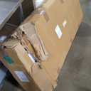 Deco 79 Aluminum Metal Abstract Decorative Sculpture Tall Looped Floor Home Decor Statue with Marble Base, Accent Figurine 22" x 5" x 62", Black