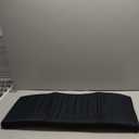 EXCEART Portable Memory Seat Cushion for Office and Home Use Comfortable Butt Pillow for Stools and Chairs Breathable Design Elastic Straps for Secure Fit for Long Sitting Periods (40X40CM, Black)