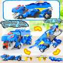 Dinosaur Toys for Kids 3-5, Dinosaur Truck with 12 Cars Toys, Car Track Set, Birthday Gifts Toys for 3 4 5+ Year Old Boys Girls, Transport Carrier Truck for Toddlers, Chritsmas Gifts