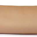 evolive Luxury 100% Tencel Material Silk Feel Cooling Breathable Pillow Cover/Pillowcases (Taupe, 21X54 Body Pillow Cover)