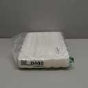 Peohud 12 Pack White Plastic Serving Tray with Lace Rim, Rectangle Food Trays, Disposable Serving Platters and Trays for Party, Wedding, Restaurant, 14.4" x 9.3"