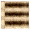 Rattan Wallpaper Peel and Stick Wallpaper Retro Cane Rattan Vintage Self Adhesive Liner Hexagon Weave Furniture Cabinet Paper for Home Shelf Drawer Liner Bedroom DIY Decor (Black Rattan Style 2)