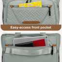FHELAD Diaper Bag Tote, Large Tote Diaper Bag with 16" Laptop Compartment, Baby Bag with Insulated Pocket for Mam and Dad, Ideal for Travel, Work (Morandi Grey)