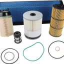USTAR AF27879 FS19915 PF9908 P551005 Filter Kit, Compatible with Freightliner Cascadia DD13 DD15 DD16 Includes Oil, Air, FWS and Fuel Filter Kit