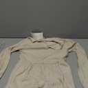 Alaster Queen Women's Autumn Dress Elegant Festive Winter Autumn Dress V-Neck Long Sleeve Short Knitted Dress Blouse Dress Party Dress Mullet with Pockets Autumn Dress, Small