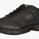 Skechers Men's Work Dighton Athletic Slip Resistant Food Service Shoe,Black, US 9,5