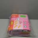 Kids Play Mat - Cartoon Kids Bedroom Rug Play Mat for Learning ABC Alphabet,Numbers,Animal,Colors,Season,Cute Classroom Rug for Children Girls Bedroom Decor,Pink,4.5x6 Feet