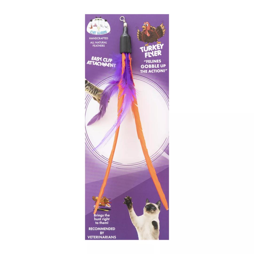 Cat Lures Turkey Flyer Cat Toy