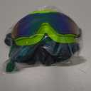 Freela 2 Pack Kids Swim Goggles for 8-16, Anti-Fog UV Protection Extra Silicone Layer Swimming Goggles for Youth Boys Girls (Green-blackblack)