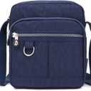 Casual Nylon Crossbody Purse Bag Waterproof Lightweight Shoulder Bag for Women Handbag (Dark Blue)