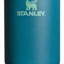 STANLEY IceFlow 2.0 Flip Straw Tumbler with Handle 30 oz | Twist On Lid and Flip Up Straw | Leak Resistant Water Bottle | Insulated Stainless Steel | BPA-Free | Coastal Teal